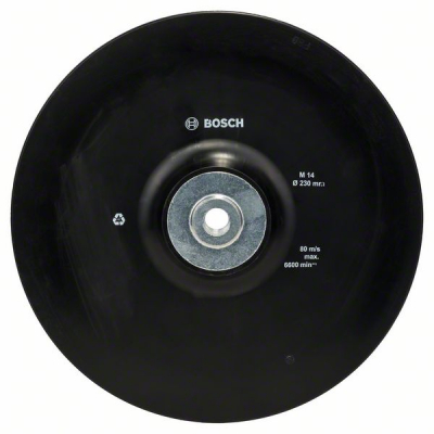 BOSCH 230mm RUBBER BACKING PAD 2608 601 210