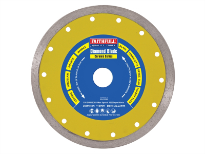 FAITHFULL DIAMOND TILE BLADE 180mm FAIDB180CR