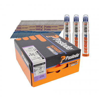 PASLODE141071 IM360XI RING NAIL FUELPACK GALV 63mm 3300