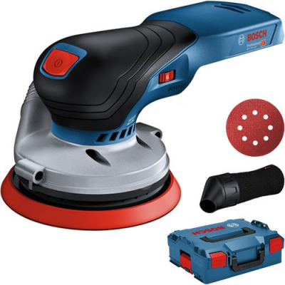 BOSCH GEX18V-125 SANDER BRUSHLESS BODY ONLY IN L-BOXX 0601372200