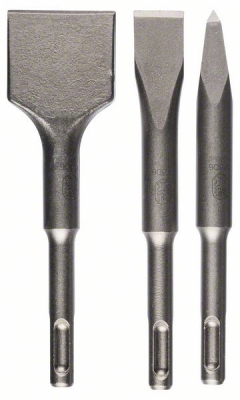 BOSCH 3piece SDS-PLUS STUBBY CHISEL SET 2608690180