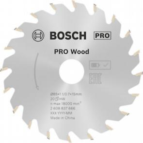BOSCH STD WOOD CIRC SAW BLADE 85 X 15 X 20T  2608837666