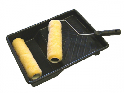 FAIRKIT  PAINT ROLLER KIT TRAY- FRAME + 2 REFILLS