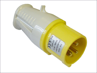 Faithfull FPPPLUG110 Yellow Plug 16 Amp 110 Volt