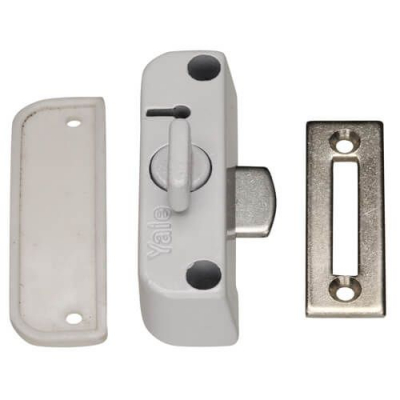YALE 8K100 WHITE WINDOW BOLT X3