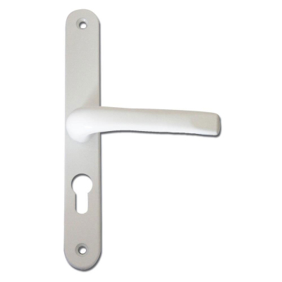 Asec 70 Lever/Lever uPVC Furniture 270mm Backplate