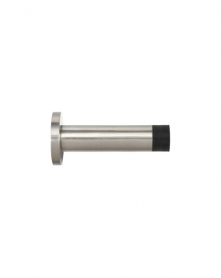 Zoo Hardware ZAS07SS Door Stop Cylinder 70mm Projection with Rose