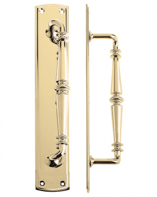 Fulton & Bray FB106 Pull Handle on Backplate