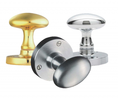 Carlisle Brass M34 Oval Mortice Knob (Half Sprung)