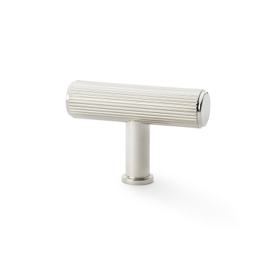 Alexander & Wilks AW801R Crispin Reeded T-Bar Cupboard Knob