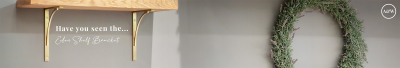 Eden Solid Brass Shelf Bracket