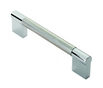 Fingertip FTD470-SNCP Keyhole Handle (Satin Nickel/Polished Chrome)