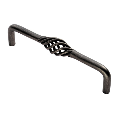 Fingertip FTD1240 Steel Cage Fixed Handle Antique Steel