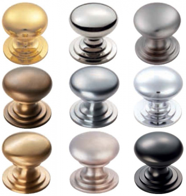 Fingertip M47 Solid Brass Victorian Cupboard Knob