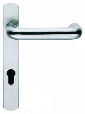 Eurospec Steelworx SWNP41 DDA Compliant Safetey Lever On Narrow Plate