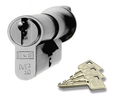 Eurospec MP10 Euro Cylinder & Turn (10,Pin Ristricted Section)