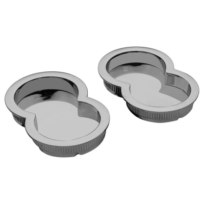 Carlisle Brass Manital ART84 Otto Figure 8 Sliding Door Flush Pull (Blank)