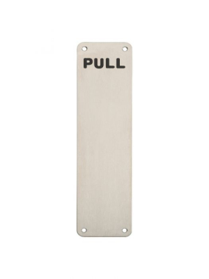 Steelworx FPP 300mm x 75mm Pull Symbol Plate