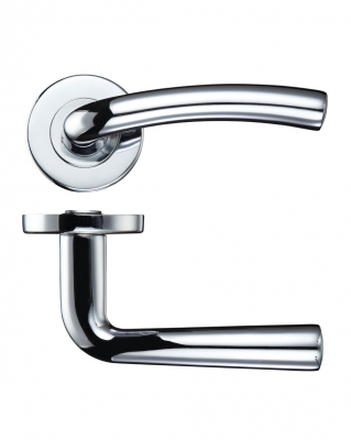 ZCZ050 Seville Lever On Round Rose Push On Rose