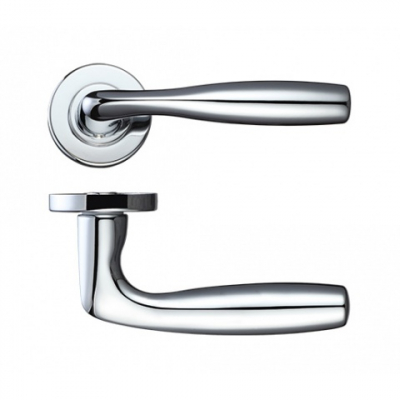Corvus Lever on Round Rose RM070