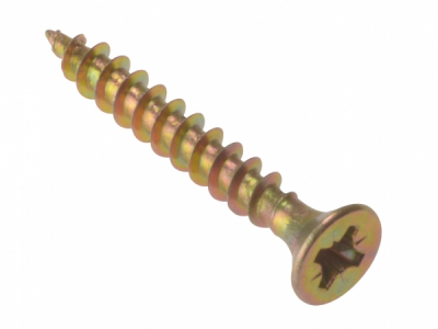 Multi-Purpose Single Thread Screw Zinc Yellow Passivated