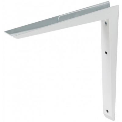 Mitred White Shelf Bracket