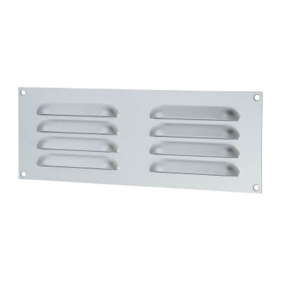 Hooded Louvre Vent Aluminium