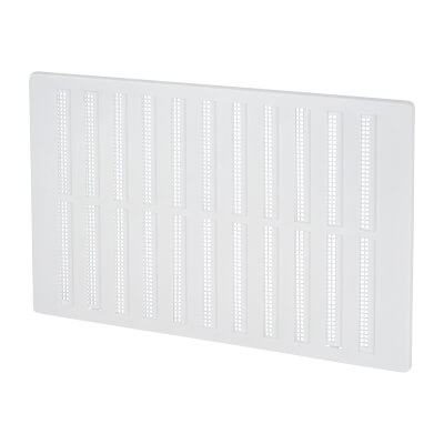 Hit & Miss Vent White Plastic