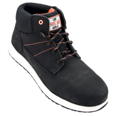 UNBREAKABLE U101 VULCAN COMPOSTE BLACK NUBUCK LEATHER SAFETY BOOT