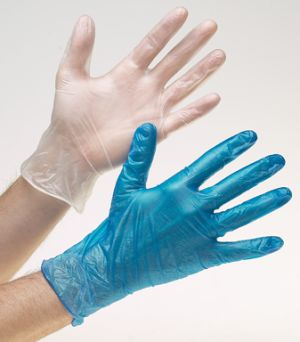 Warrior Clear Vinyl Glove (100 per box)