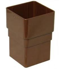 Floplast Square Downpipe Pipe Socket