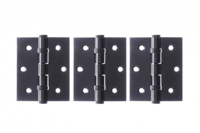 Atlantic 3Inch Ball Bearing Hinge Matt Black