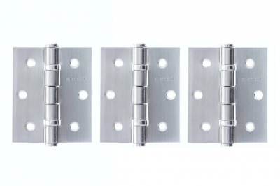Atlantic 3Inch Ball Bearing Hinge Satin Chrome set of 3