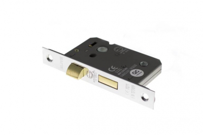 ALKBATH3PC 3Inch Bathroom Lock Polished Chrome