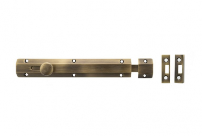 ASB8AB 8Inch Surface Door Bolt Antique Brass