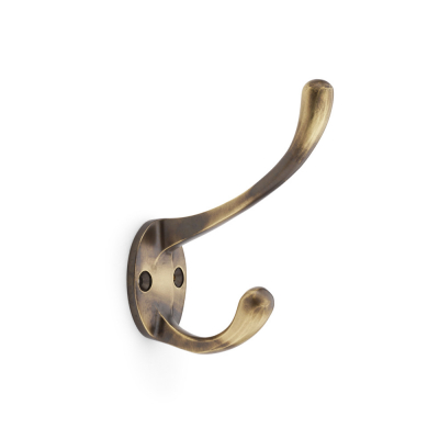 AW770AB Victorian Hat & Coat Hook Antique Brass