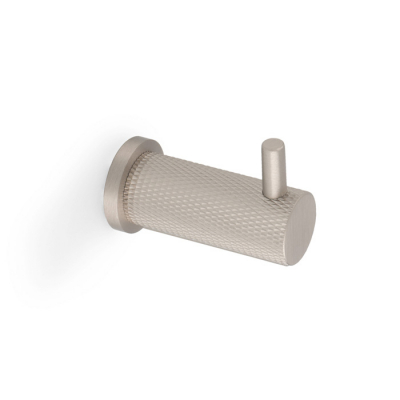 AW775SN Brunel Knurled Coat Hook Satin Nickel