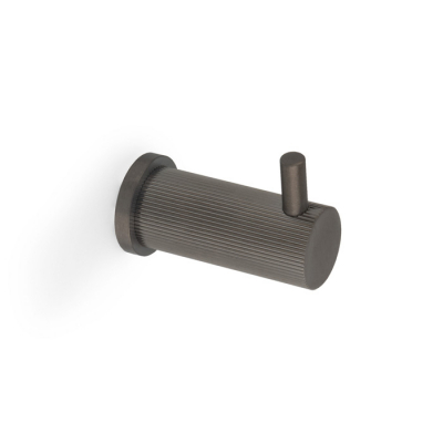 AW776DBZPVD Brunel Reeded Coat Hook Dark Bronze PVD