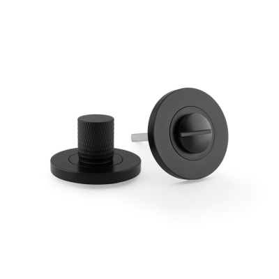 AW790BL Knurled Thumbturn and Release Black