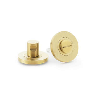 AW791SBPVD Plain Thumbturn and Release Satin Brass PVD