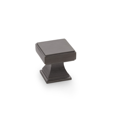 JESPER SQUARE CUPBOARD KNOB 30mm DARK BRONZE PVD