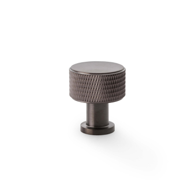 LUCIA KNURLED CABINET KNOB 35MM (DARK BRONZE PVD)