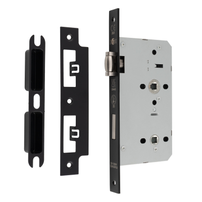 EUROSPEC DIN LIFT TO LOCK ROLL ER DEADLOCK MATT BLACK