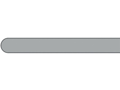 Bullnose Window Large End Cap White