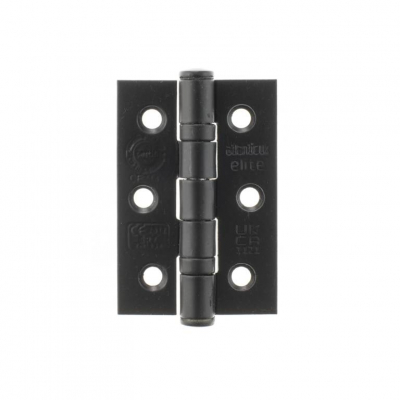 Atlantic Elite Hinge Pair 76mm Black Ball Bearing A2H322MB