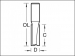 Trend Two Flute Straight Cutter 3/08 1/4Inch TCT Trend Two Flute Straight Cutter 3/08 1/4Inch TCT