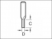 TREND TWO FLUTE STRAIGHT CUTTER 3/2 1/4Inch TCT TREND TWO FLUTE STRAIGHT CUTTER 3/2 1/4Inch TCT