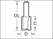 Trend Two Flute Straight Cutter 3/4 1/4Inch TCT Trend Two Flute Straight Cutter 3/4 1/4Inch TCT