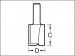 TREND TWO FLUTE CUTTER WORKTOP 12.7mm x 50mm C153 1/2Inch TCT TREND TWO FLUTE CUTTER WORKTOP 12.7mm x 50mm C153 1/2Inch TCT