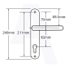 MILA Prolinea 92 Lever / Lever UPVC Furniture